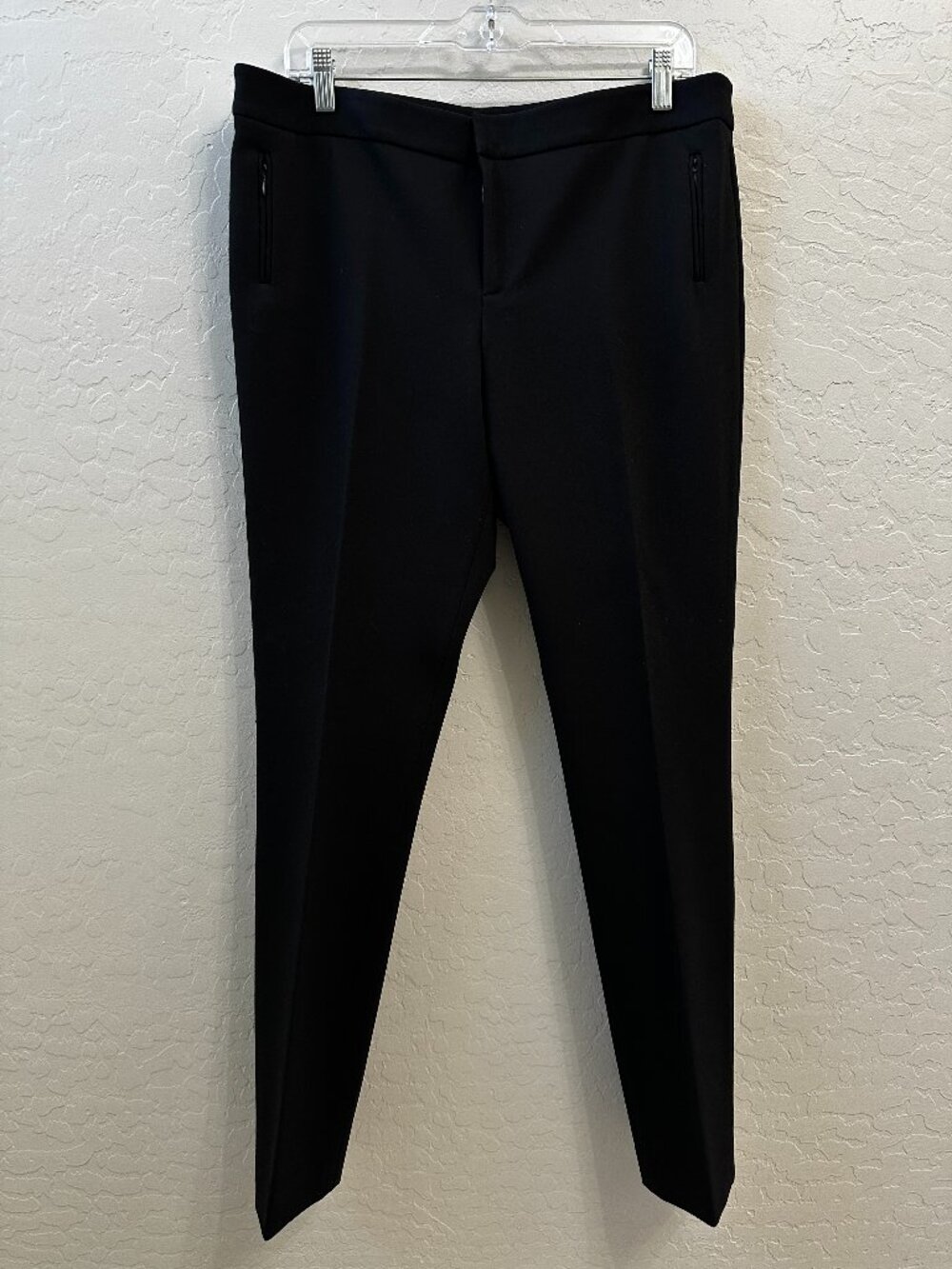Antonio Melani Dress Pants- Estimated Size 14- Black- Straight Leg- Like New